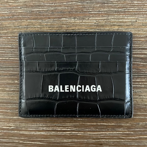 Balenciaga leather cash card holder - Picture 1 of 6